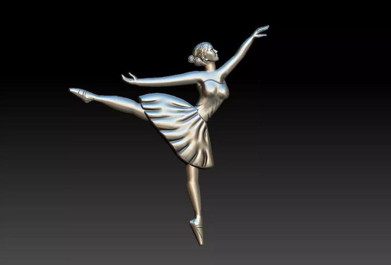 Ballet Dancer Bailarina Relief