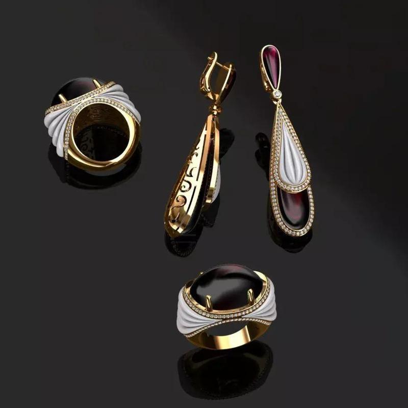 Ring and Earrings