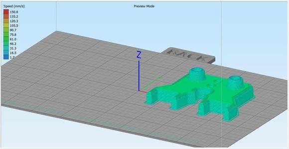 S3d simple build plate STL file for Rep1 and clones