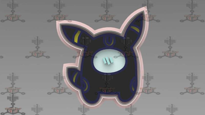 Umbreon Pokeamong Cookie Cutter