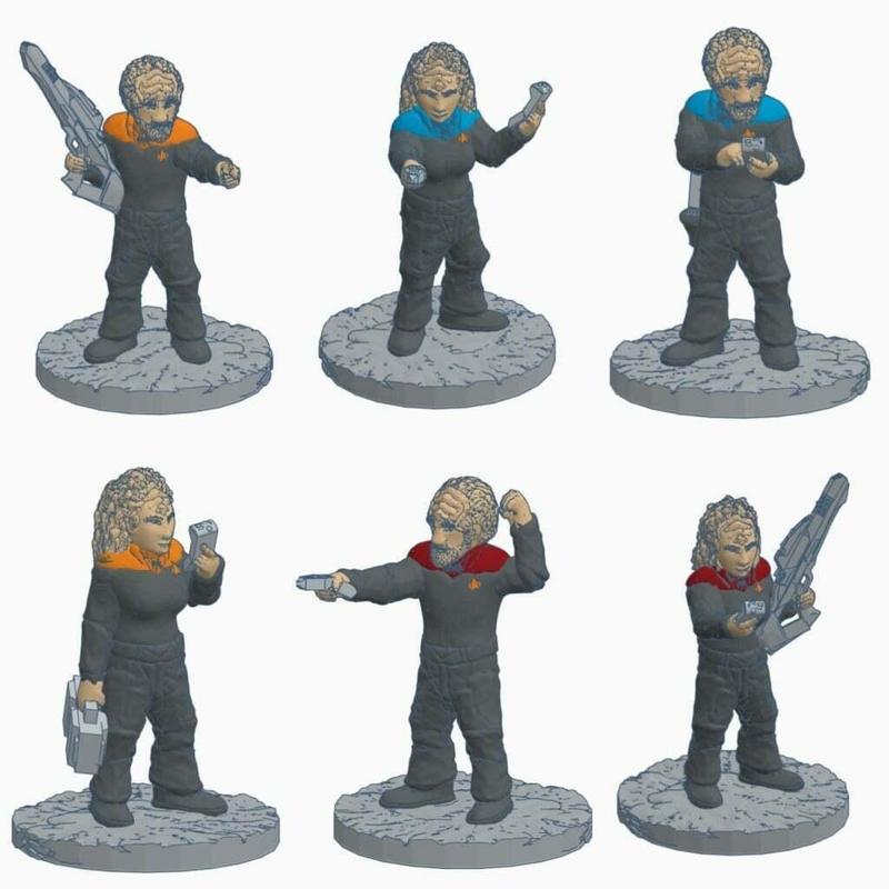 Klingon Starfleet Officers