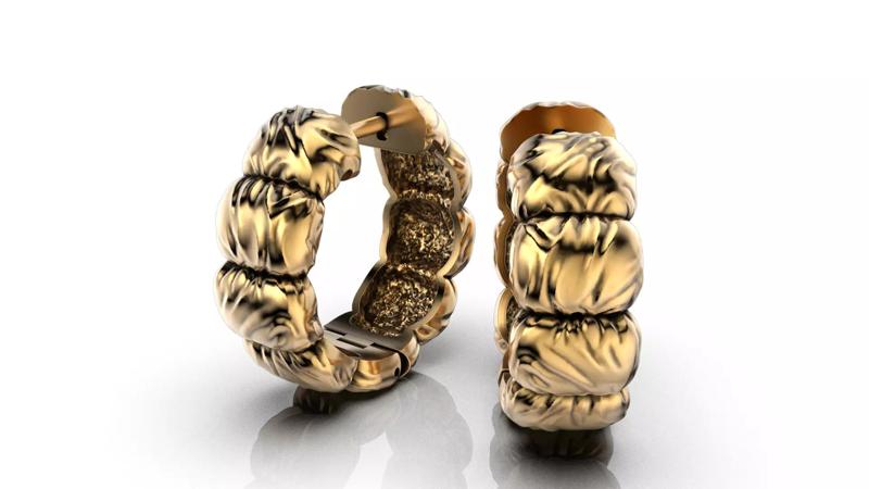 Fashion Down Jacket Earring E24