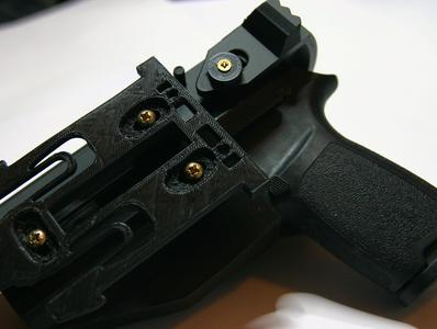 Sig P320 holster w/hood