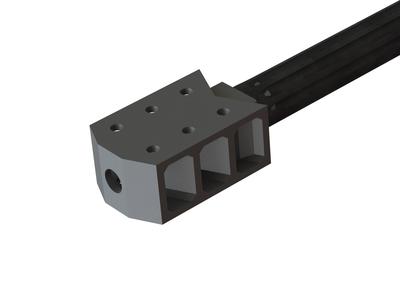 Flash hider v19 - .50cal