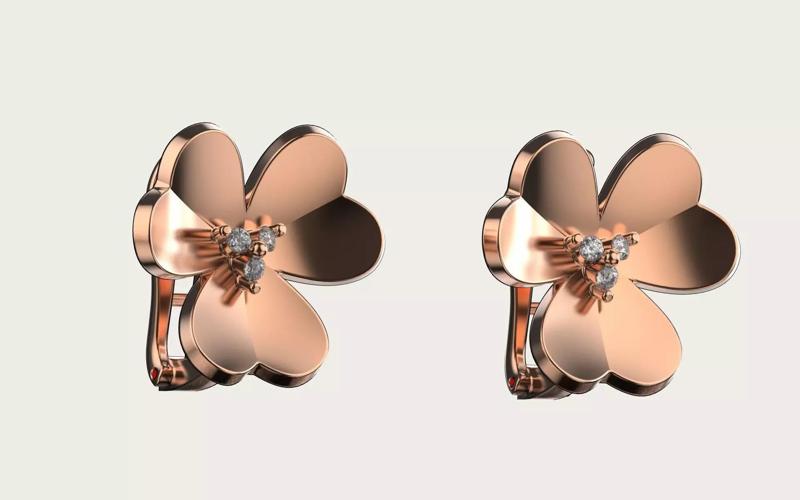 Earring Van Cleef Frivole
