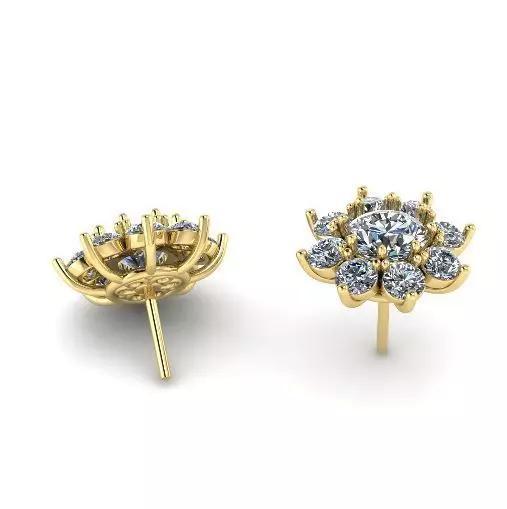 Earrings puset Model 4852