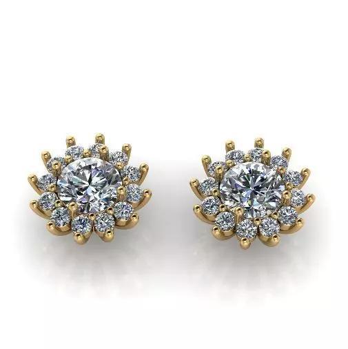 Earrings puset Model 3781