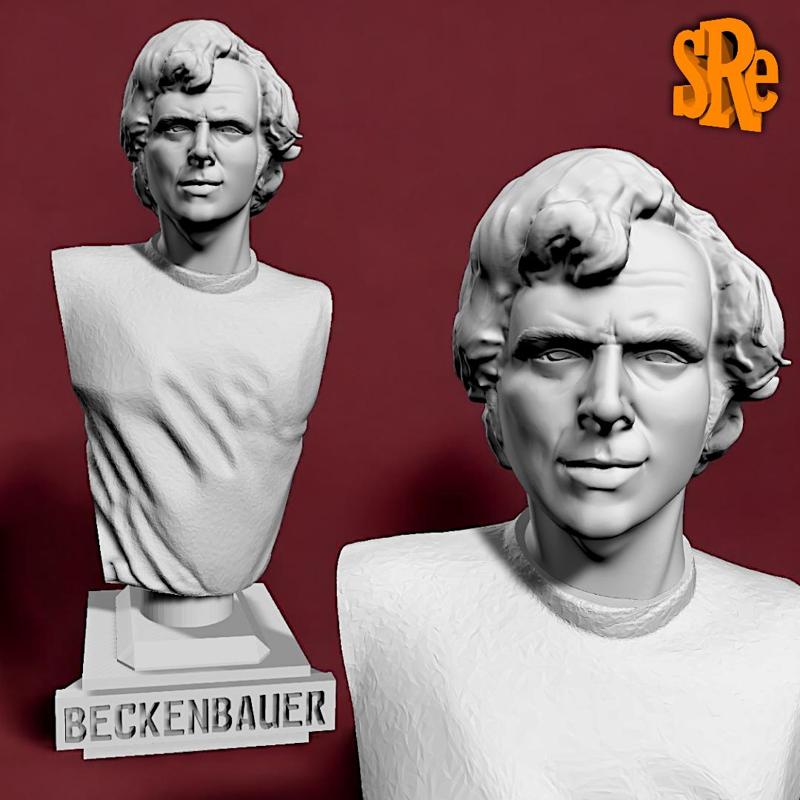 Bust Franz Beckenbauer (†) The "Kaiser" - Icon of World Football