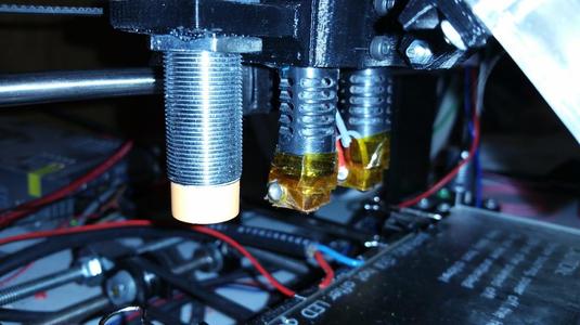 Dual J Head Extruder WITH Capacitive sensor/ 1/8 Fitting