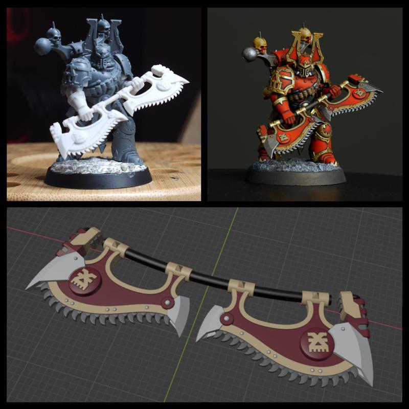 Double Chain Axe aka Chain Batleth