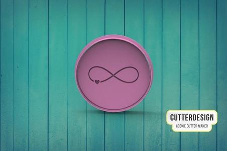 Infinity Love Stamp Infinity Love Cookie cutter