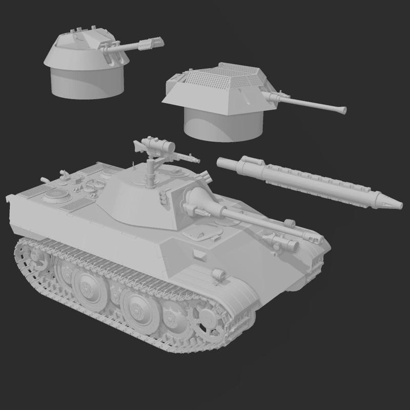 VK16.02 Leopard Light Tank for Dust Warfare 1947