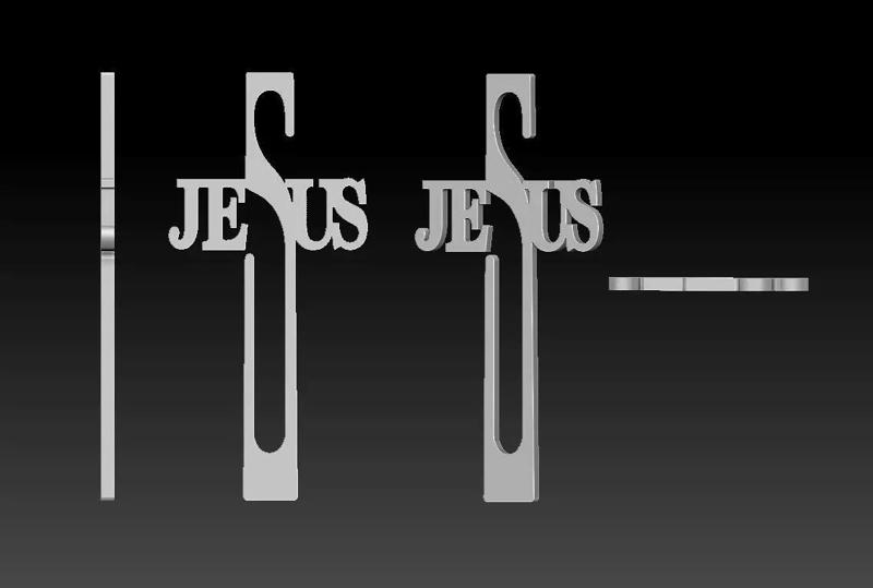 3D Printed Model of Jesus Cross