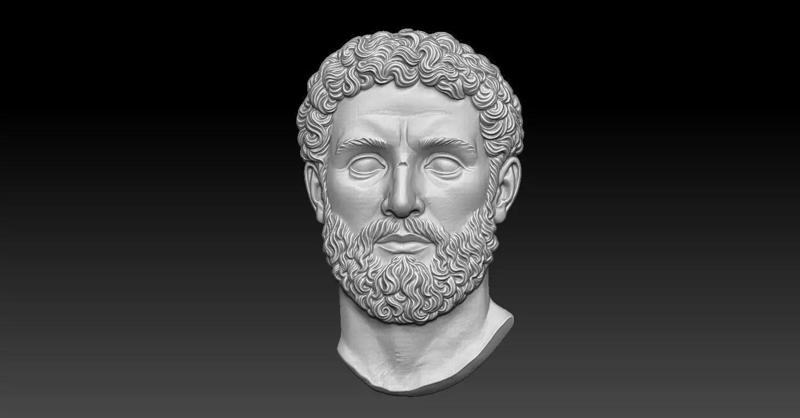 1 Antoninus Pius CNC Relief Model