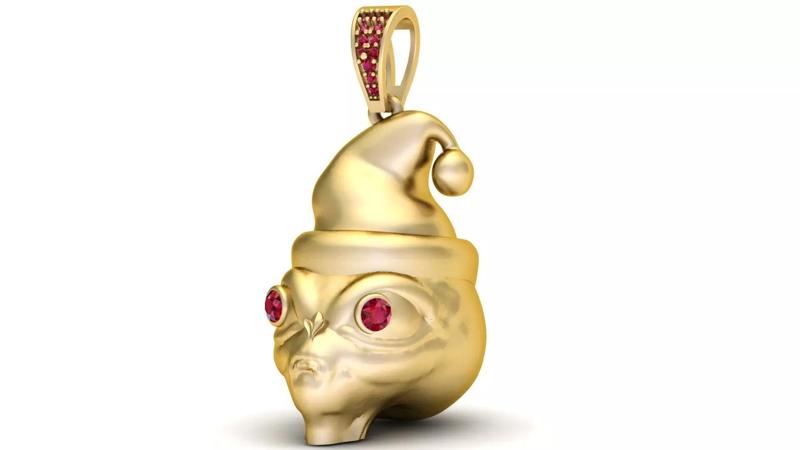 ALIEN FACES PENDANT