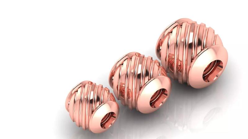 3 size Spherical beads