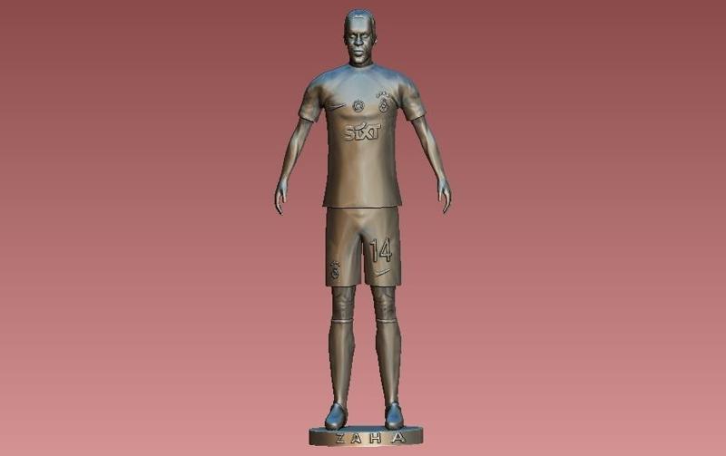 Wilfried Zaha STATUE STL FILE