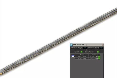 Old Modern Style Diamond Bracelet