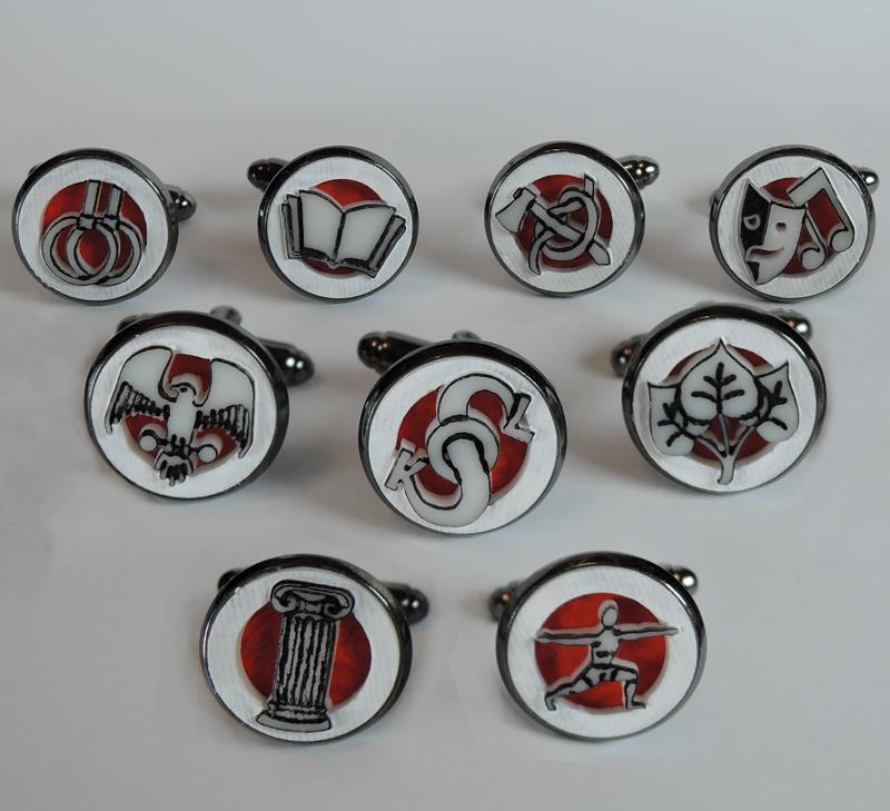 Cufflinks Sokol motive