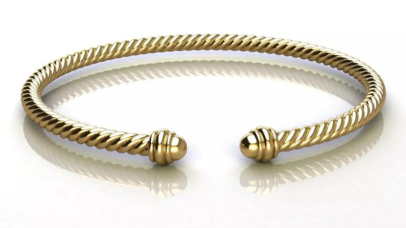 Spiral Cable Bracelet