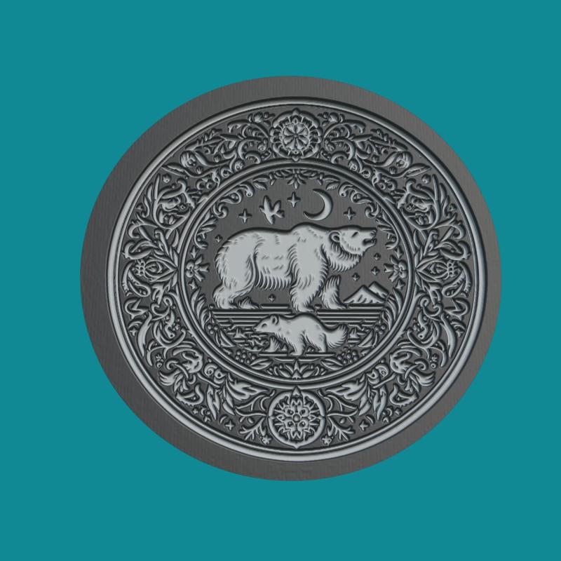 Tundra Medallion Tundra 3d Print Model