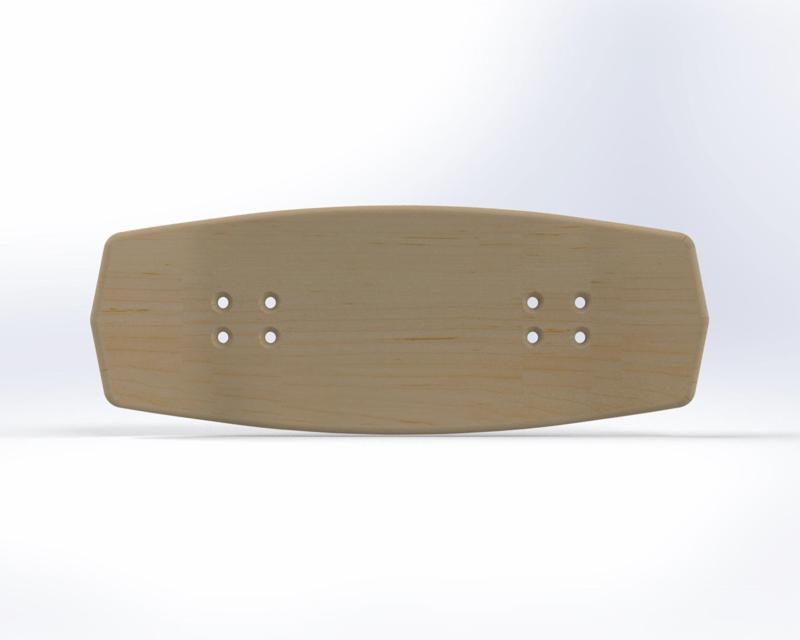 Fingerboard deck 36mm Demon Medium Concave