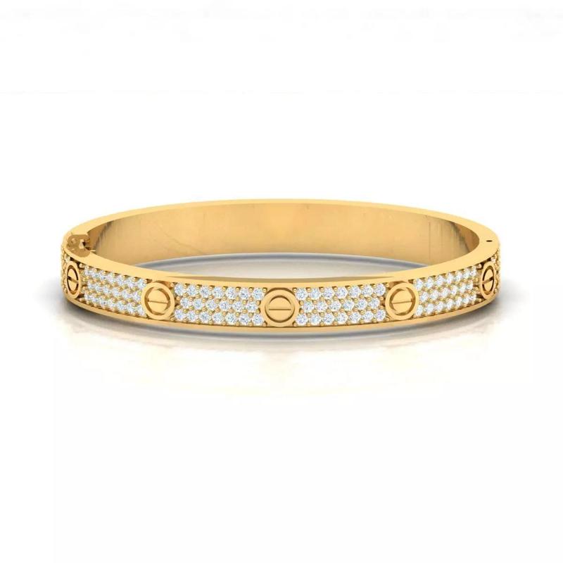 LOVE bracelet - Diamond-paved