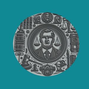 Lawyer Medallion Lawyer 3d Print Model