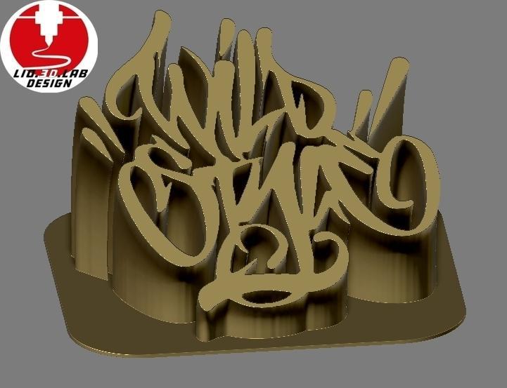 graffiti text 3d WILD STYLE