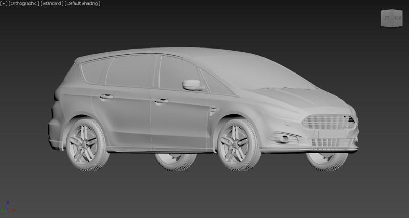 Ford S-Max 2015 [w/ HQ-Interior]