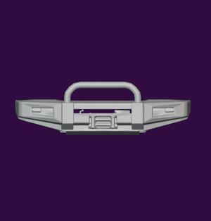 RC CAR BULL BAR BUMPER 081 3D PRINT STL