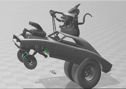 Rat Fink Hat Shifter Ed Roth scale 1/64
