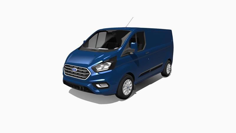 Ford Transit Custom (Mid Blue)