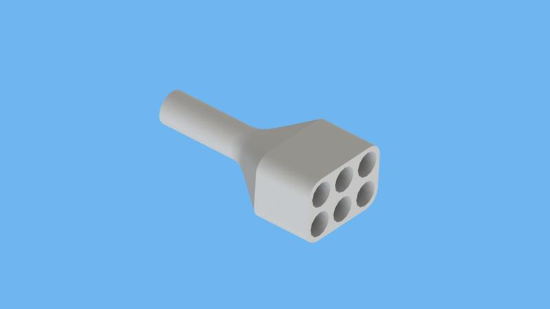 SIX CIGARETTE ADAPTER (FOR 8.25 MM CIGARETTE DIAMETER)(NO NEED SUPPORTS)