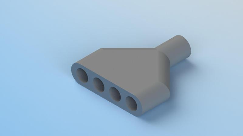 QUAD CIGARETTTE ADAPTER (For 8.25 mm cigarette diameter)(NO NEED SUPPORTS)