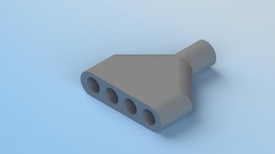 QUAD CIGARETTTE ADAPTER (For 8.25 mm cigarette diameter)(NO NEED SUPPORTS)