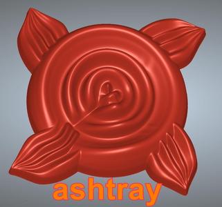 Cigarette Smoking Cups Ashtray Tobacco Holder with cigarette storage at-02 3d-print and cnc