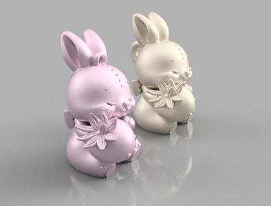 Conejitos colgantes