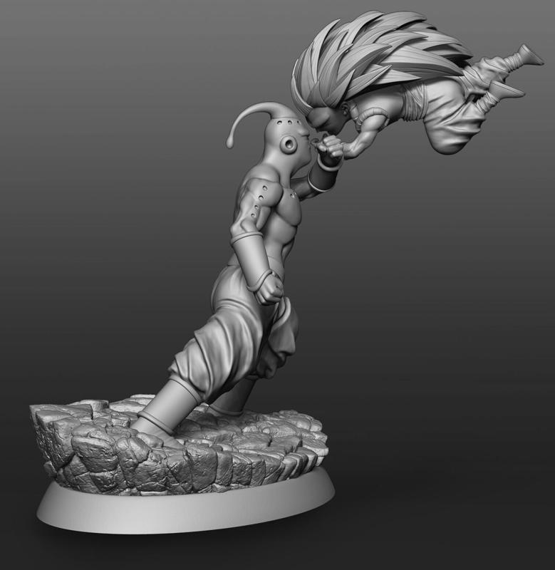 Figure GOTENKS VS SUPER BUU