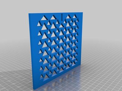 Ceiling / Wall Register fits 12" x 6" Triangle Design