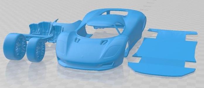 Porsche 917 Concept 2021 Printable Car