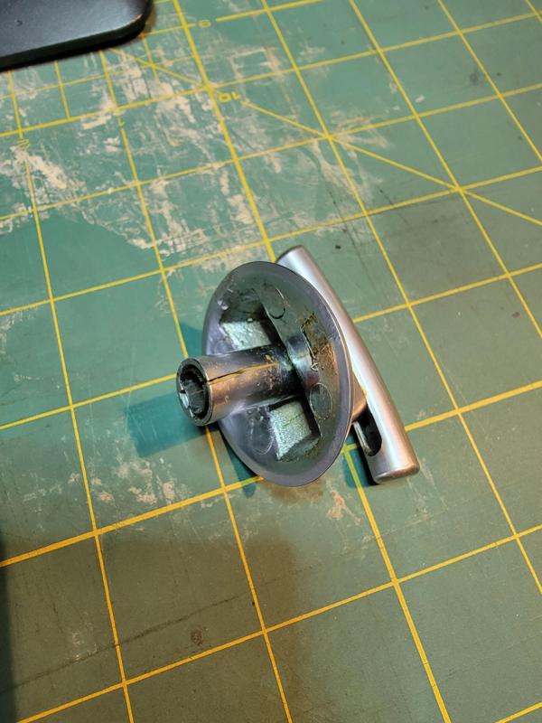 Fix for cracked cooktop / stovetop knob stem