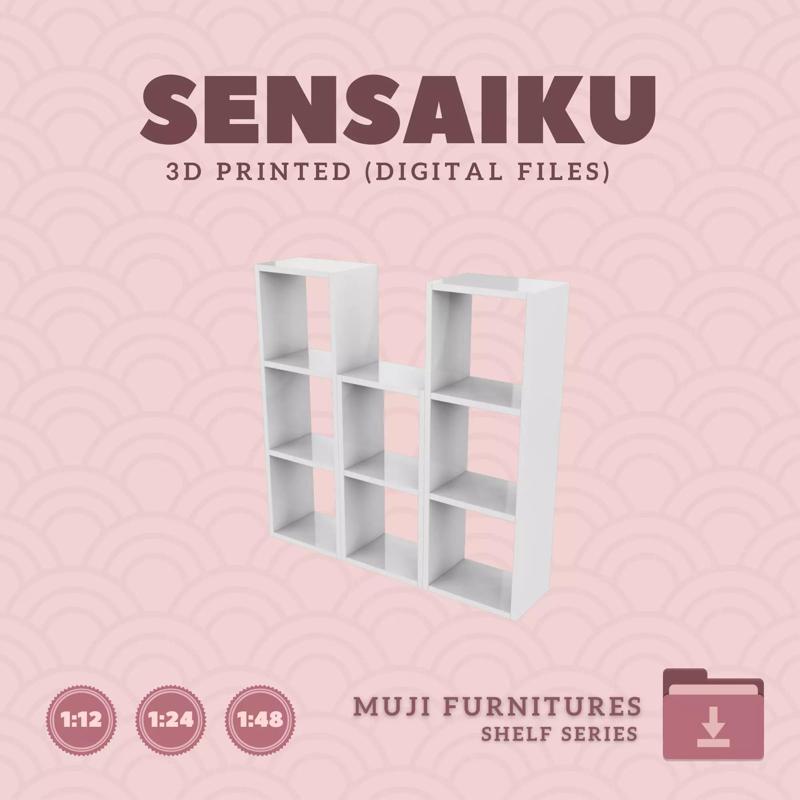 3 MUJI Stacking for Miniature Dollhouse - Muji 3D Print