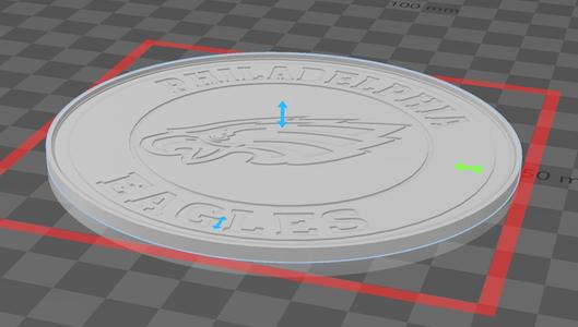 Philadelphia eagles coaster