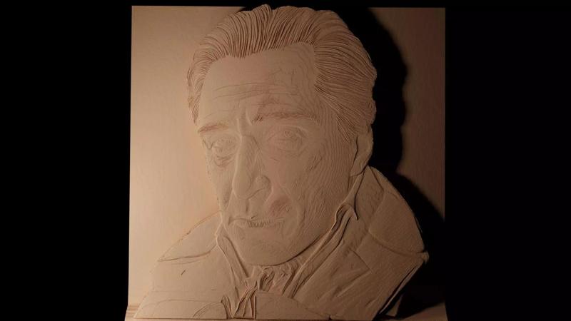 Michael Corleone CNC 3d Print High Relief Sand Casting