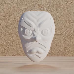 File : Cosplay Demon Slayer Sakonji Urokodaki mask in digital format