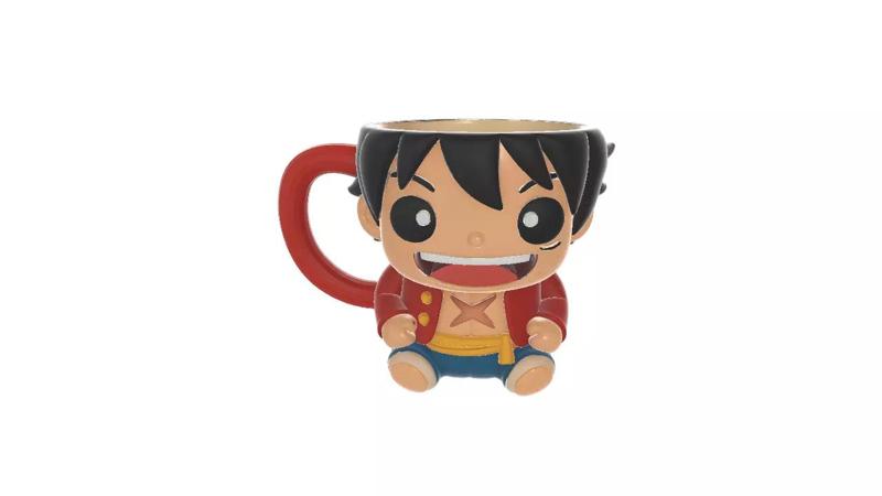 Chibi Luffy One Piece Mug Cute Anime Coffee Cup