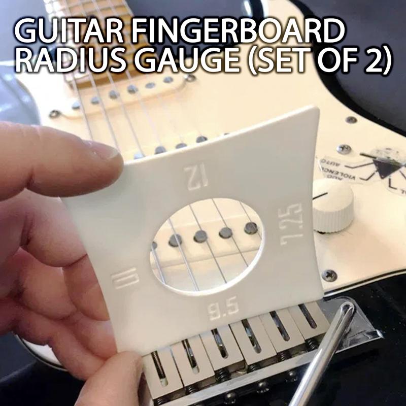 Guitar fingerboard radius gauge (set of 2)