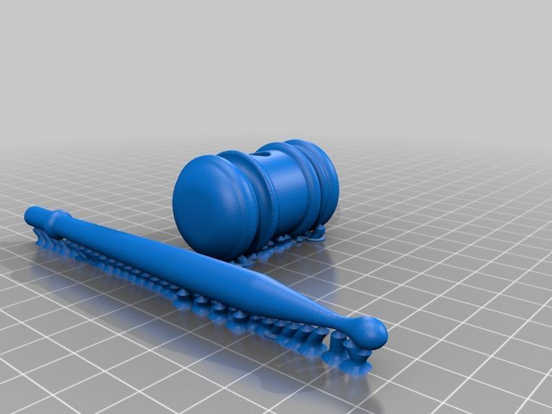 Judges Gavel head and handle Remix