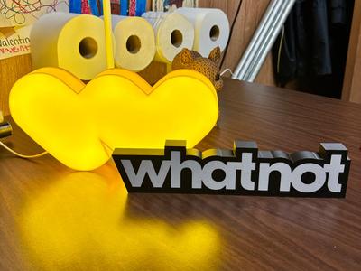 Whatnot Logo Light Box